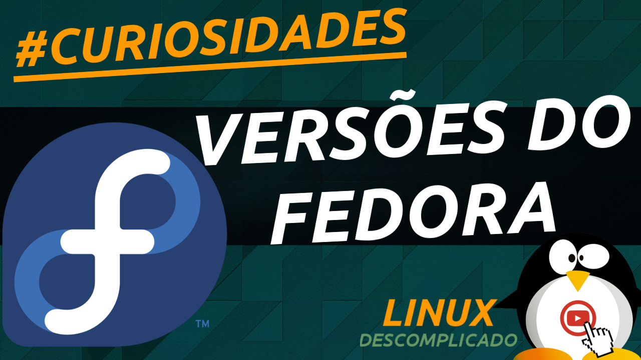 Linha do tempo contendo todas as versões do Fedora