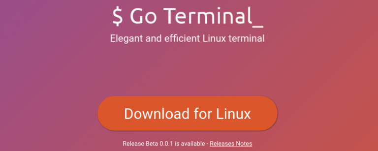 Go Terminal – nova proposta para emuladores de terminal para Linux