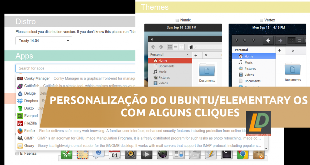 Saiba como personalizar o Ubuntu/Elementary OS em alguns cliques ...