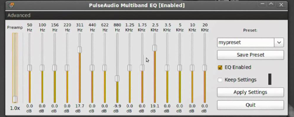 pulse-audio-equalizer